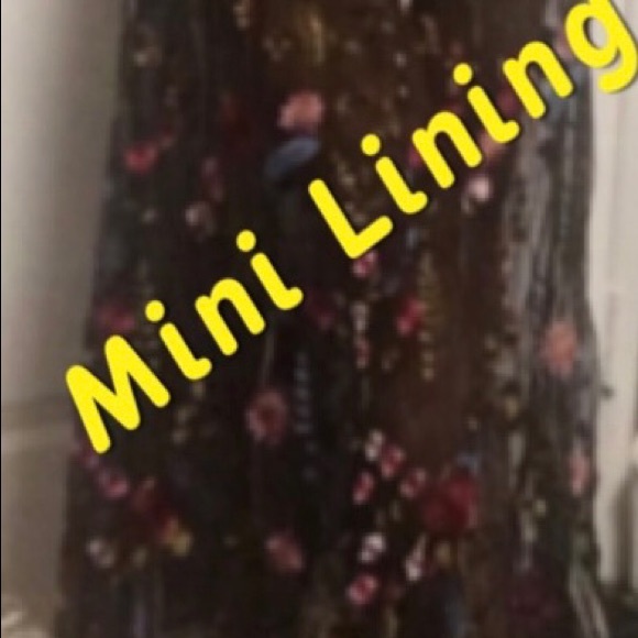 Gorgeous & Sexy Floral Mesh Betsey Johnson Dress w/MINI LINING - Picture 11 of 14